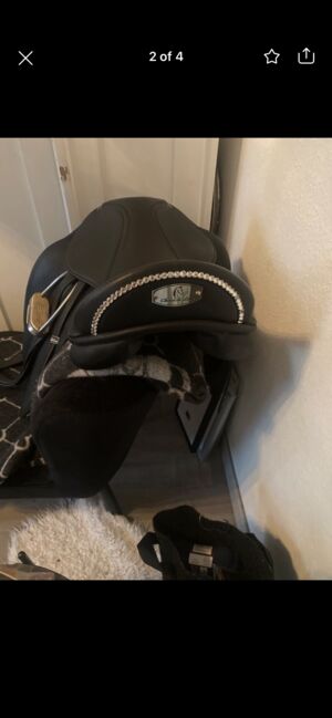 Sattel Dressur Cheval de Luxe Strass 17,5 Zoll, Cheval de Luxe Sydney, Sabrina , Dressage Saddle, Herne, Image 2