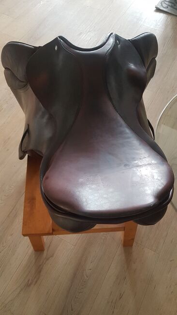 Springsattel, Markus Ehning  17,5Zoll  Kammerweite 32, Kai, Jumping Saddle, Schwentinental, Image 7