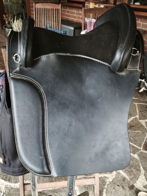 Neuwertigen Lederbaumsattel "Camponero", Jessica, Treeless Saddle, Karstädt
