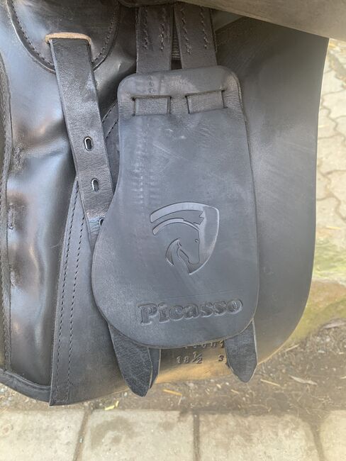 Sattel fast neu VS, 18.5 Zoll, Horka, Picasso, Pauline Ehrke, All Purpose Saddle, Dresden, Image 5