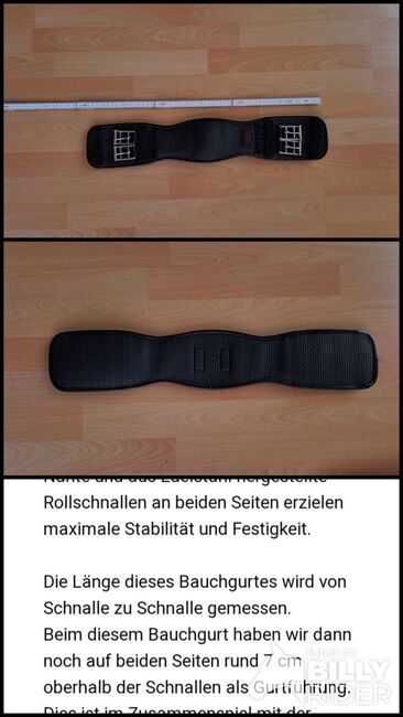 Sattelgurt Kurzgurt Thorowgood 45 cm, Thorowgood , Sandra Hofmann, Girths & Cinches, Dittellbrunn, Image 4