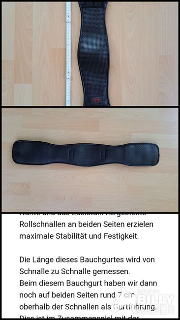 Sattelgurt Kurzgurt Thorowgood 55 cm, Thorowgood , Sandra Hofmann, Girths & Cinches, Dittellbrunn, Image 4