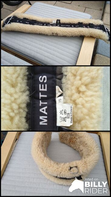 Sattelgurt Western Mattes Lammfell 75 cm, Mattes Lammfell , C. K., Girths & Cinches, Kempten, Image 4