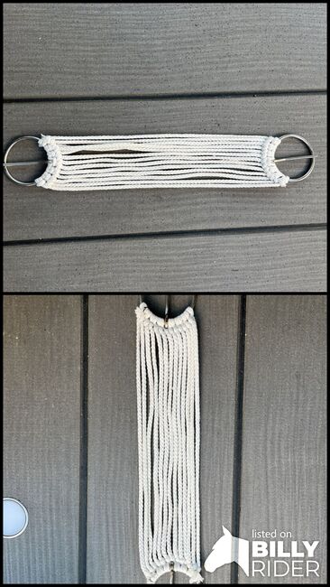 Sattelgurt Strick „Western“ weiß, Ramona, Girths & Cinches, Gunzenhausen, Image 3