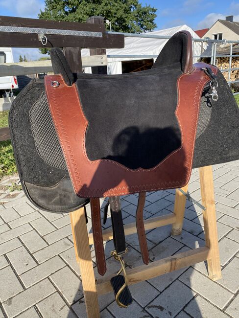 Baumloser Sattel Reitpad wie Hidalgo mit Klettkissen, Antje , For Horses, Peine , Image 5