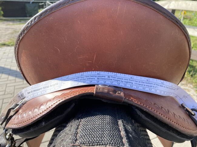 Baumloser Sattel Reitpad wie Hidalgo mit Klettkissen, Antje , For Horses, Peine , Image 14