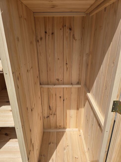 Sattelschrank Stallspind Massivholz Fichte 100 x 75 x 200 cm NEU, Der Holzbock (Der Holzbock), Tack Locker, Sontheim, Image 9