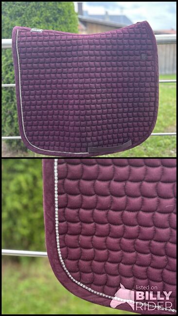 Eskadron cotton Schabracke DL bordeux, Eskadron, Liz Dangelmaier, Dressage Pads, Schwäbisch Gmünd, Image 3
