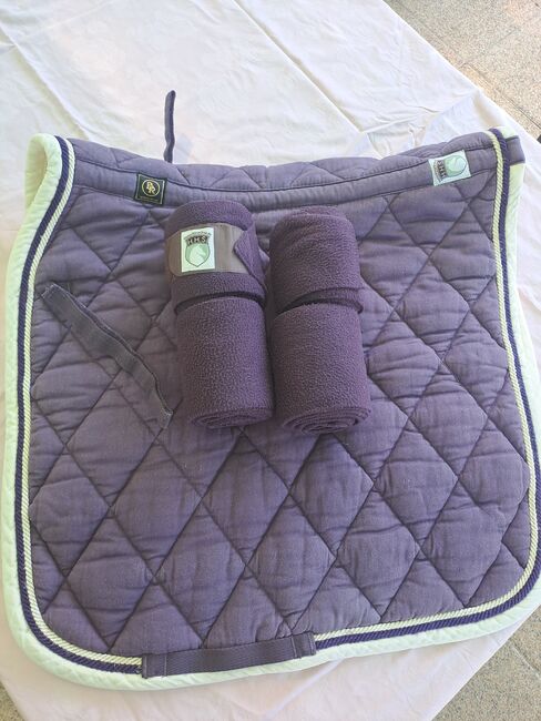 Schabracke Marke BR mit Bandagen, BR BR Schabracke mit passenden Bandagen, Chris, Dressage Pads, Knittlingen, Image 2