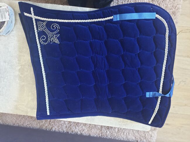 Schabracken Samt+Glitzer, Barock/Spanisch, Melanie, Dressage Pads, Offenburg , Image 3