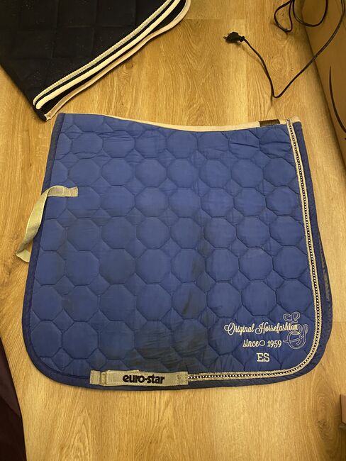 Schabracken blau DR, Janina Tischer, Dressage Pads, Amberg, Image 2