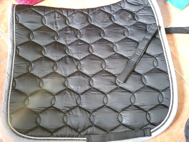 Schabracke, Eskadron  Glossy Wave Contrast in schwarz, Melanie , Dressage Pads, Herzogenrath 