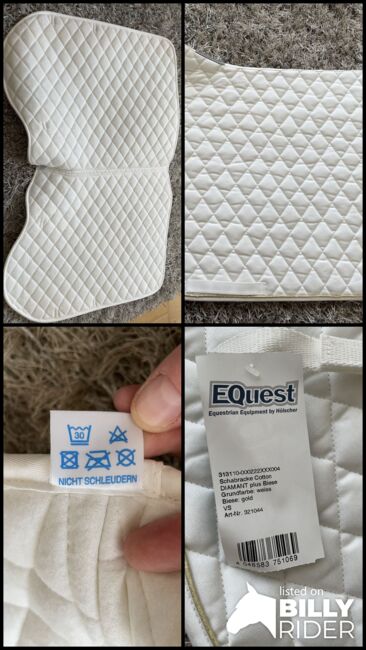 Schabracke -neu-, EQuest  Schabracke Cotton Diamant plus Biese, Steffi, Dressage Pads, Ichenhausen, Image 5