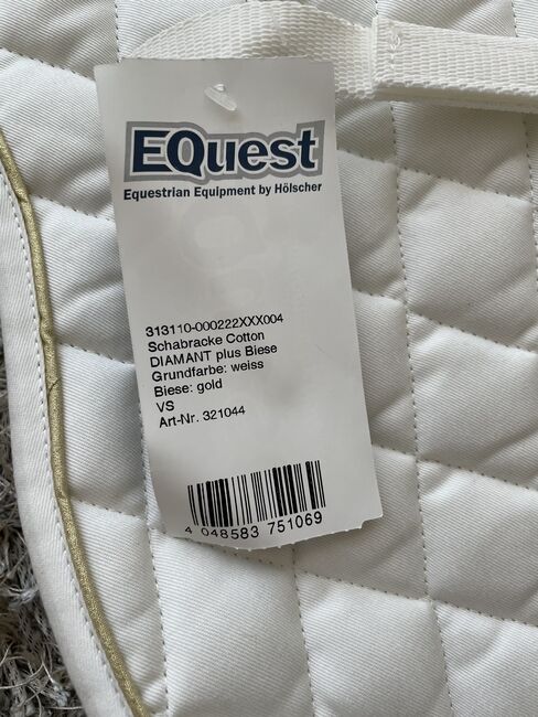 Schabracke -neu-, EQuest  Schabracke Cotton Diamant plus Biese, Steffi, Dressage Pads, Ichenhausen, Image 4