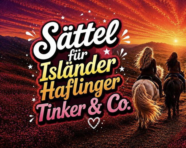 Sättel für Isländer, Haflinger, Tinker & Co. – Probeversand, Jeremy Rudge, Ariane Hirschner (MEIN LIEBSTER SATTEL), All Purpose Saddle, Pressig