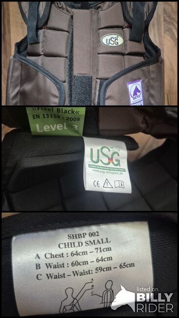 Sicherheitsweste USG child small Level 3, USG Flexi Black, Alexa von Zündt , Safety Vests & Back Protectors, Taufkirchen (Vils), Image 4
