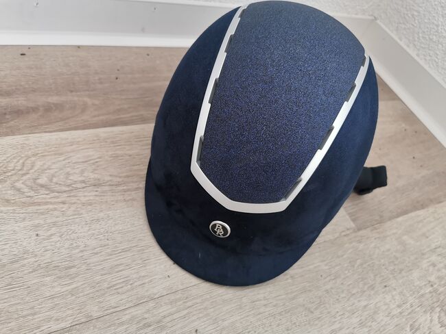 Verkaufe Reilhelm Größe 52-54 navy Glitzer, BR, Kristin Straub , Riding Helmets, Weinsberg , Image 2