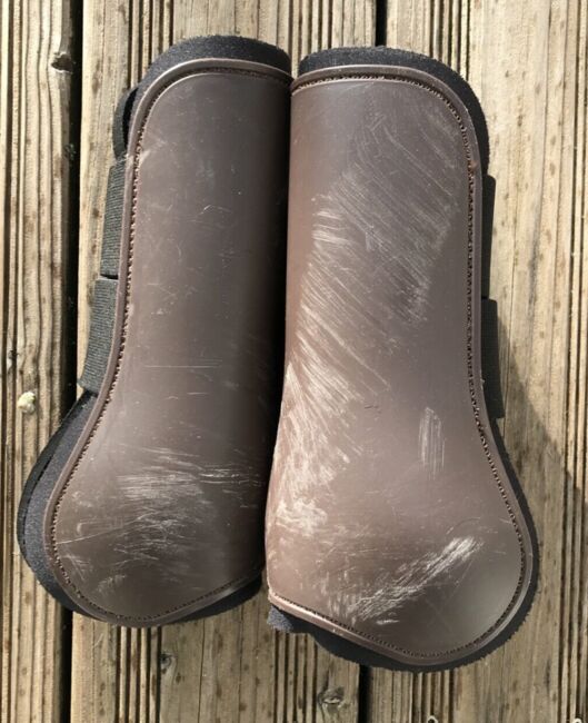 Verkaufe gebrauchte HKM Gamaschen (vorne) in braun, HKM Gamaschen Vorderbeine, GKM, Tendon Boots, Esslingen, Image 2