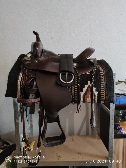 Verkaufe/Tausche Westernsattel, Diamond C, Sattelkammer, Western Saddle, Görzke