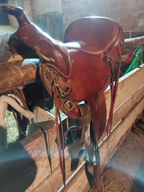 Verkaufe mein Gebrauchten Westernsattel, Lea, Western Saddle, Empfingen, Image 2