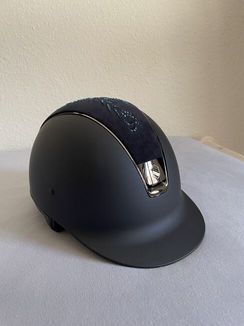 Samshield Reithelm blau Schale S Gr.56 -Neuwertig!, Samshield Shadowmatt blau, Hannah Noll, Riding Helmets, Hünstetten, Image 6