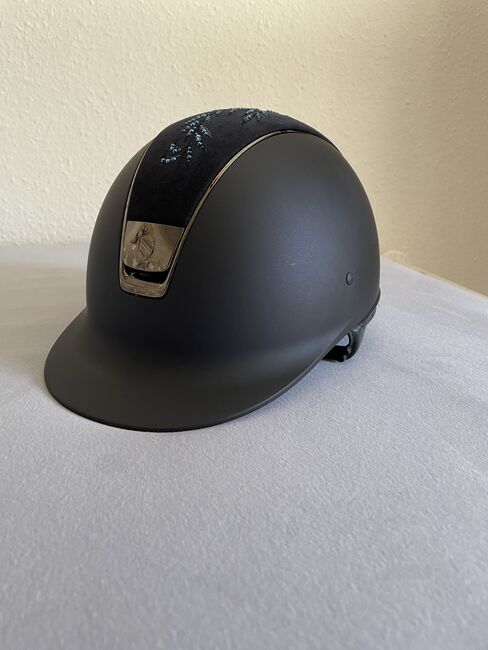 Samshield Reithelm blau Schale S Gr.56 -Neuwertig!, Samshield Shadowmatt blau, Hannah Noll, Riding Helmets, Hünstetten