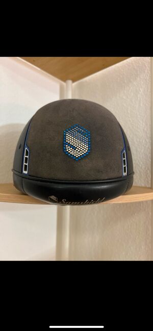 Samshield Reithelm M Glitzer, Samshield  Alcantara in Navy mit Samshield Glitzerlogo, Friederike , Riding Helmets, Rotthalmünster 