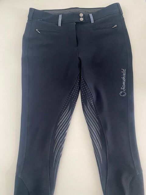 Samshield Reithose Fullgrip Diane Gr. FR 38 DE Glitzer navy, Samshield  Diane , Jessica , Breeches & Jodhpurs, Hamburg 