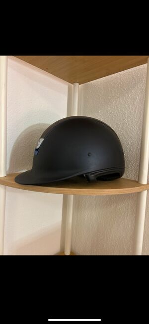 Samshield Reithelm M Glitzer, Samshield  Alcantara in Navy mit Samshield Glitzerlogo, Friederike , Riding Helmets, Rotthalmünster , Image 7