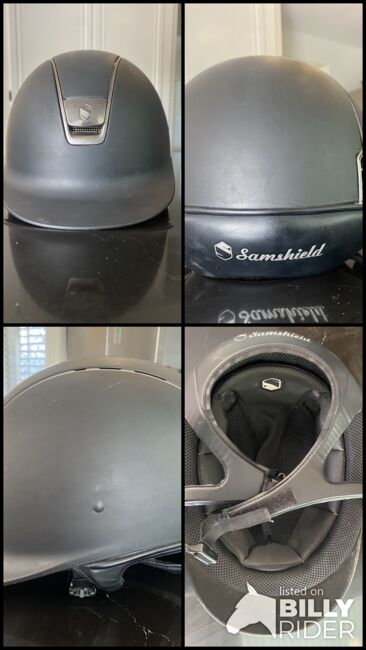 Samshield Standard Shadowmatt Helmet, Samshield  Shadowmatt Standard , Lily Grosz, Riding Helmets, Huntington Beach, Image 7