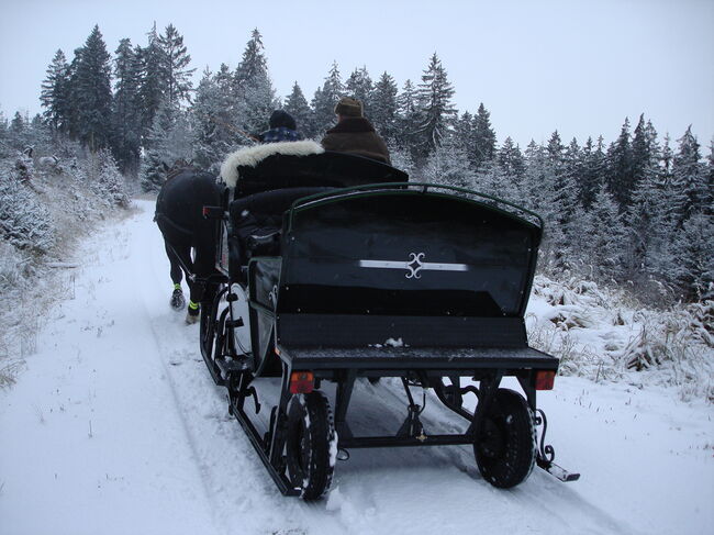 Pferdeschlitten, Kombischlitten für Großpferde, Kombischlitten 6 Personen + 2 Fahrer, Kekert Jürgen, Powozy konne, Großenlüder, Image 7