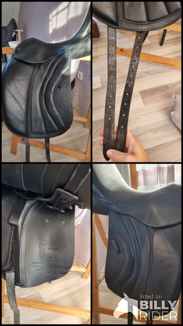 Sankey Just Dressage Sattel LS MW 17,5 (gerades Sattelblatt), Sankey Just Sankey Just Dressage Sattel LS MW (gerades Sattelblatt), Gerdes, Dressage Saddle, Bremen, Image 7