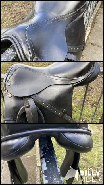 sankey saddle  dark Havana  17x wide ideal fit the flat backed or highland horse, Sankey Ssdfle  Dark Havana , Fiona Milburn, All Purpose Saddle, Forth, Image 4