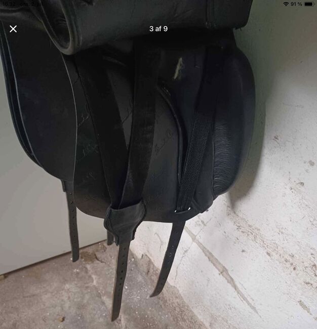Santa Cruz Octavia 16” dressage saddle, Santa Cruz Octavia, Susanne, Dressage Saddle, Redsted, Image 3
