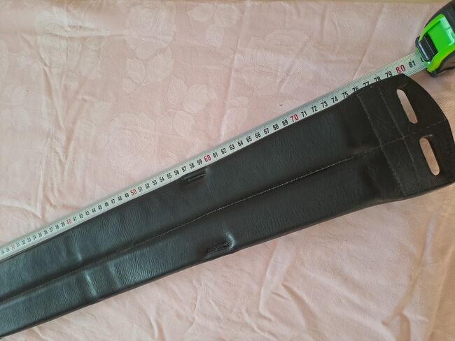 Sattelgurt echt Leder Kurzgurt 80cm, Sattlerei Frank Baines GB Kurzgurt, Chris, Sattelgurte, Knittlingen, Abbildung 4