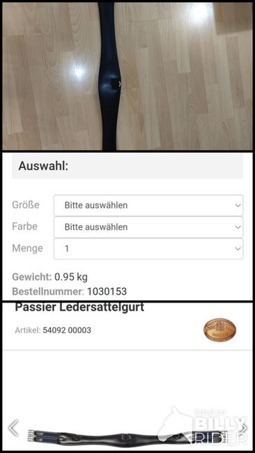 Sattelgurt, Passier, Franziska , Sattelgurte, Bad Neuenahr-Ahrweiler, Abbildung 4