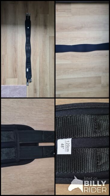 Sattelgurt schwarz - 120 cm, Anna, Sattelgurte, Ingolstadt, Abbildung 5