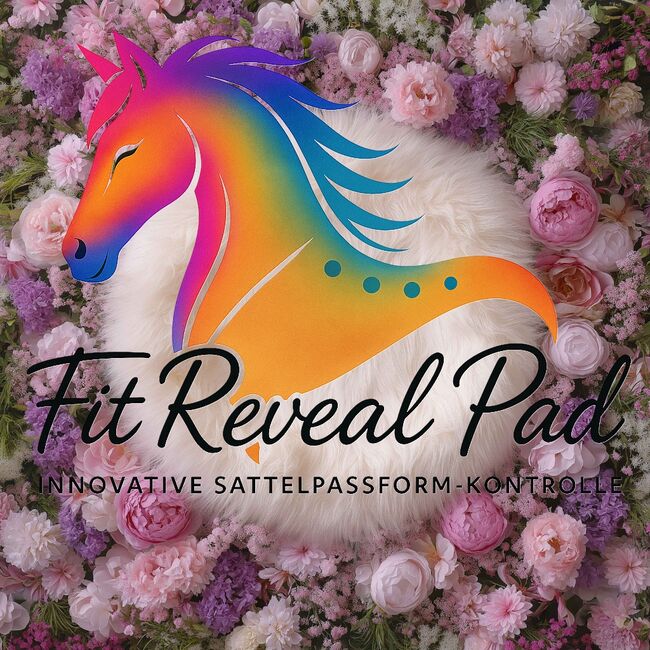 Sattelpassform Kontrolle, Sattel check, FitReveal Pad, DruckPad, FitReveal Pad, FitReveal Pad (FitReveal Pad), Online-Shops für Reitartikel, Aystetten