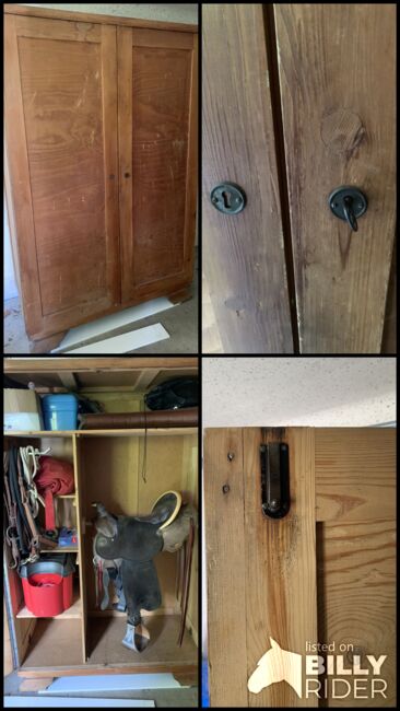 Sattelschrank (Für Westernsattel), Katharina Leis, Sattelschrank / Bundeswehrschrank, Schwarzenbach, Abbildung 8