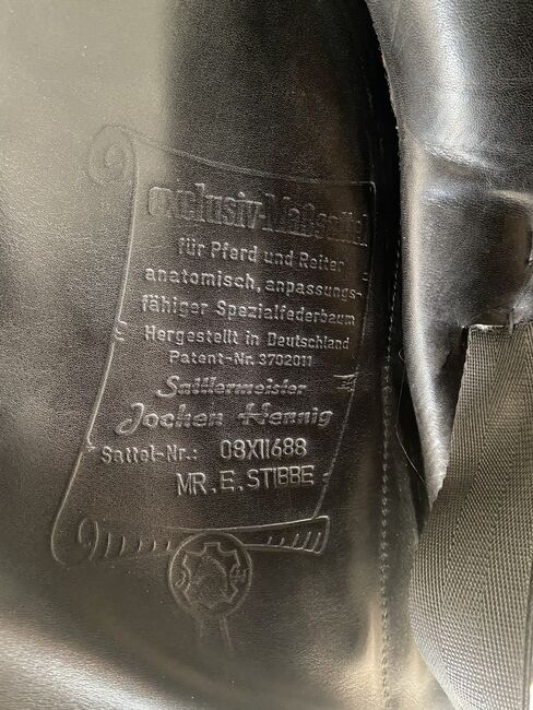 Sattlerei Hennig black dressage saddle 17.5 medium, Sattlerei Hennig, Kim, Siodła ujeżdżeniowe, Chelmsford, Image 7