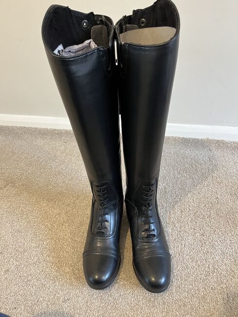 Saxon ladies/older girls riding boots, Saxon Syntovia tall field boots, Tony McDonnell, Riding Boots, Cranbrook, Image 5