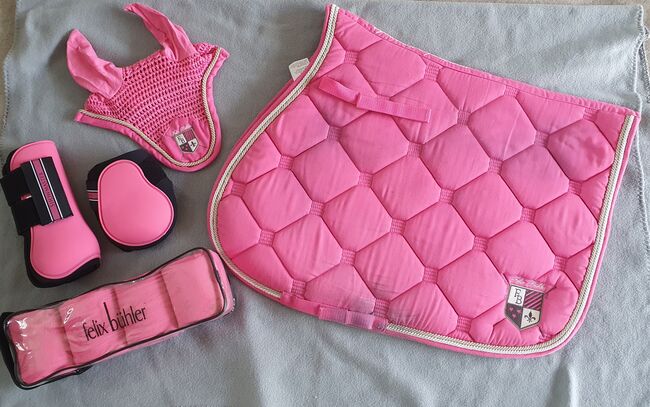 Schabracke inkl Fliegenhaube, Bandagen und Gamaschen pink, Eilin , Schabracken, Erolzheim