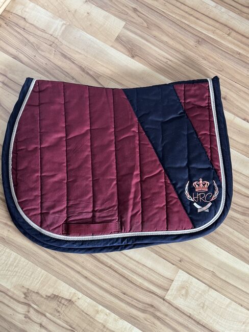 Schabracke rot, HRC, Angelina  Stunz , Dressage Pads, Bodenfelde