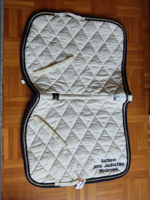 Schabracke VS mit Logo beige, Theresa, Dressage Pads, Wunstorf