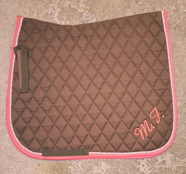 Schabracke Braun/Pink, Franziska , Dressage Pads, Mühlingen