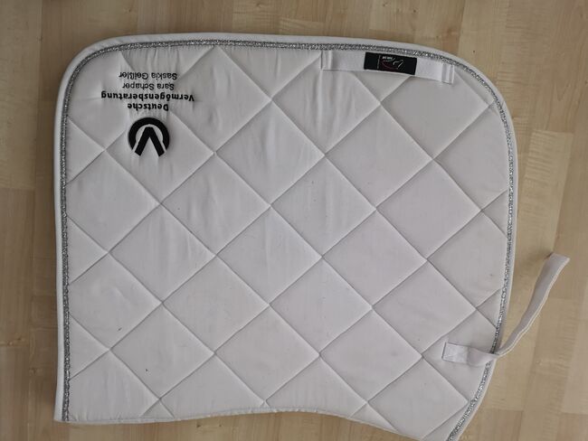 Schabracke weiß hkm Dressur, Hkm , J. Jankowski , Dressage Pads, Porta westfalica, Image 2