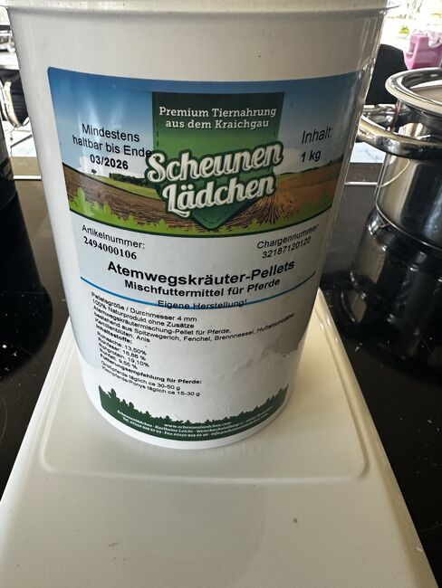 Scheunenlädchen Athemwegskreuter Pellets, Scheunenlädchen , Schper , Horse Feed & Supplements, Barsinghausen, Image 2