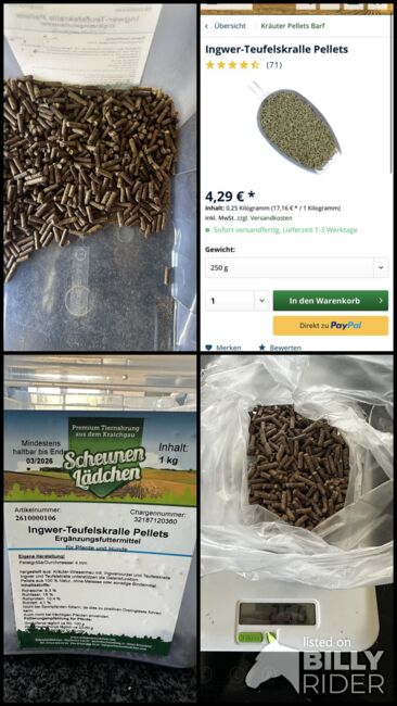 Scheunenlädchen Ingwer- Teufelskralle Pellets, Scheunenlädchen , Schper , Horse Feed & Supplements, Barsinghausen, Image 5