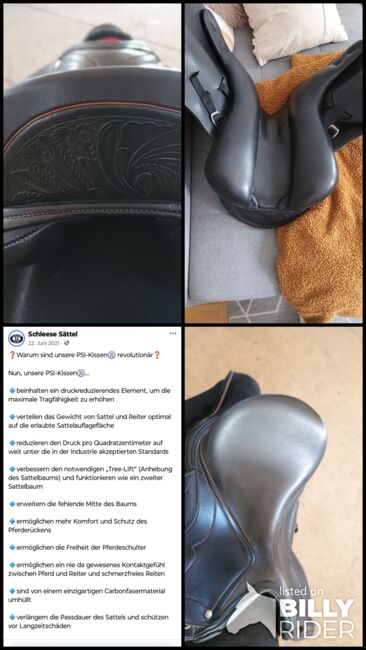 Schleese Sattel Rike 18 Zoll, PSI Kissen, Schleese Rieke , Sabine Riedl , Dressage Saddle, Erding, Image 9