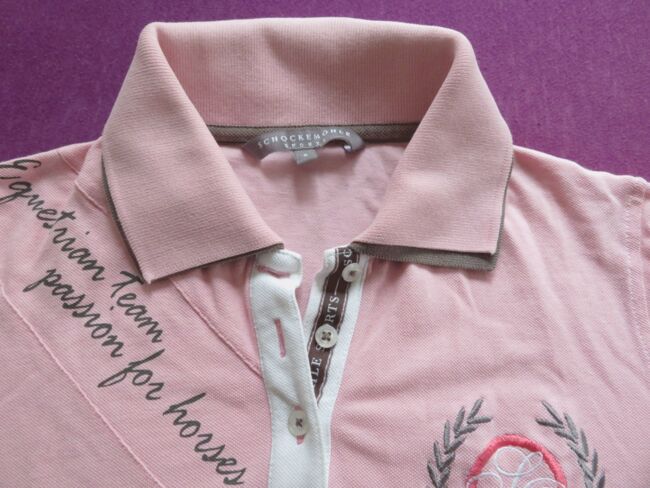 Schockemöhle Poloshirt Gr. S rosa 2 x getragen neuwertig, Schockemöhle i, sunnygirl, Koszulki i t-shirty, München, Image 2